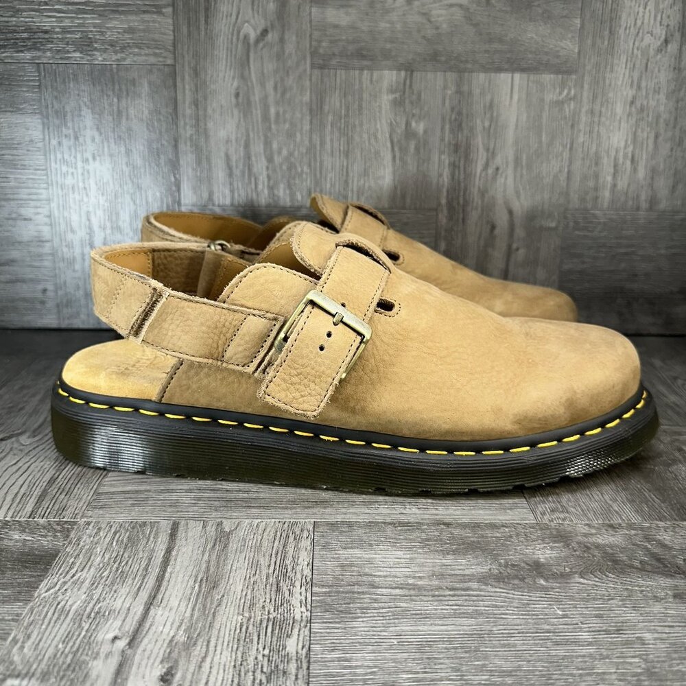 Dr Martens Jorge II Men's size 12 Tan Leather Slingback Shoes
